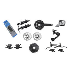 Grupo Altus M2000 36-22T 11-36T 2*9 Vel Shimano